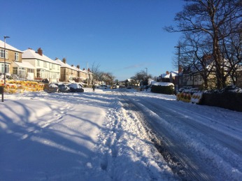 Watt Lane in the Boxing day snow, 2014