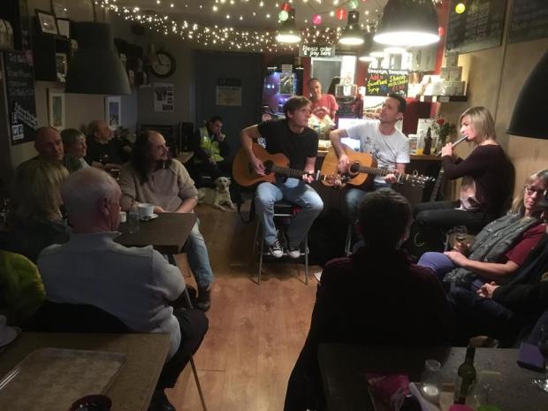Acoustic night at Nest cafe, Crosspool